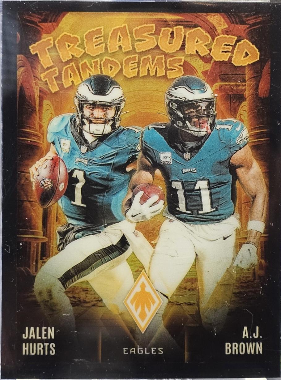 A.J. Brown / Jalen Hurts [Black] #TT-PHL