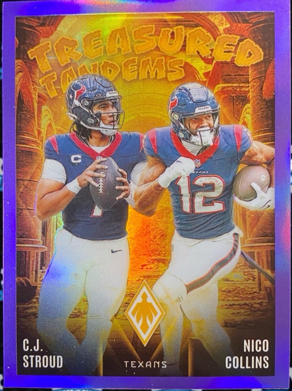 C.J. Stroud / Nico Collins [Purple] #TT-HOU