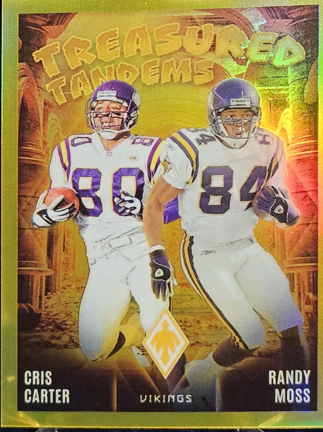 Cris Carter / Randy Moss [Gold] #TT-MIN