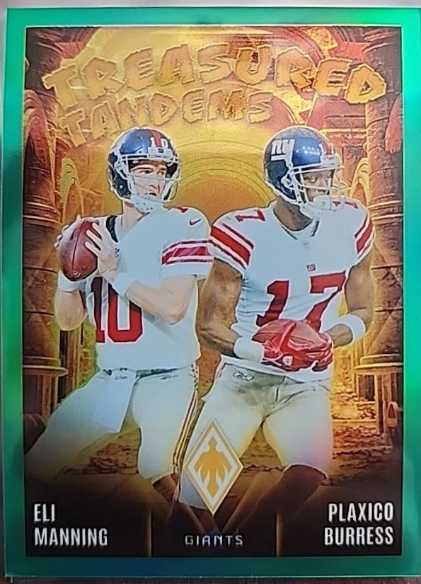 Eli Manning / Plaxico Burress [Green] #TT-NYG