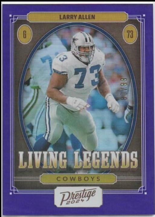 Larry Allen [Purple Xtra Points] #LL-LAN