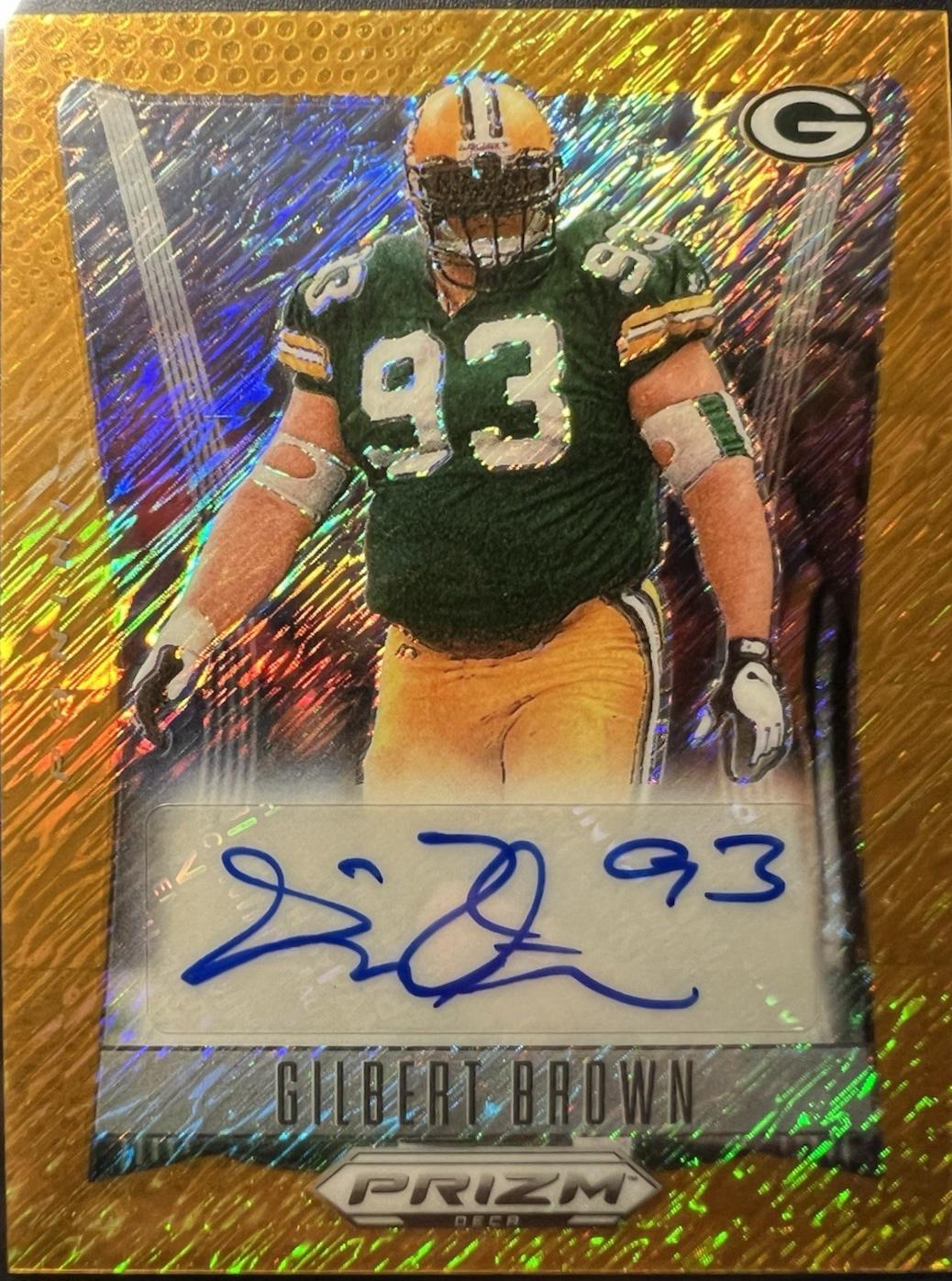 Gilbert Brown [Gold Shimmer FOTL] #51