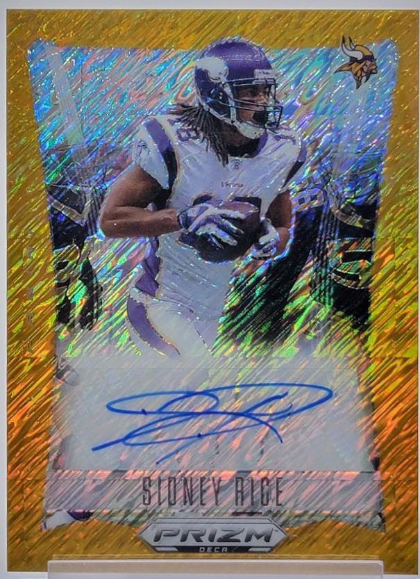 Sidney Rice [Gold Shimmer FOTL] #65