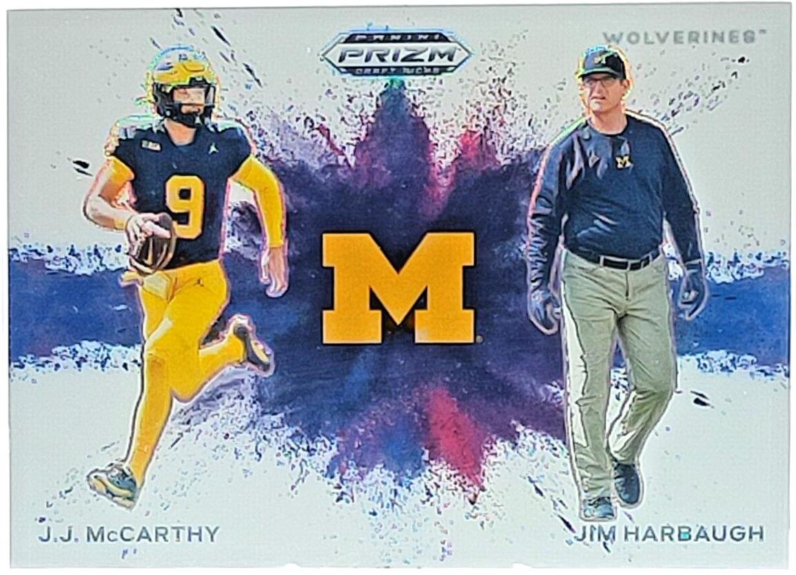 J.J. McCarthy / Jim Harbaugh #CBD-UM2