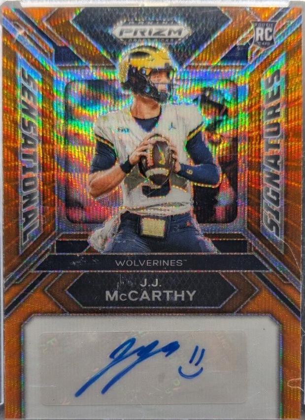 J.J. McCarthy [Red Flash] #SS-JMY