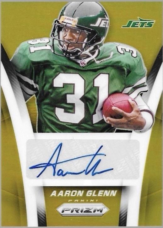 Aaron Glenn [Gold] #FBA-AGN
