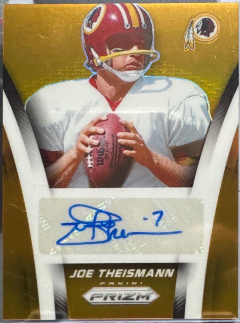 Joe Theismann [Gold] #FBA-JTN