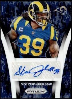 Steven Jackson [Navy Camo] #FBA-SJN