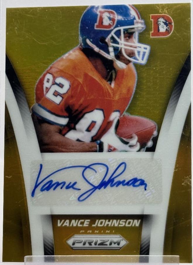 Vance Johnson [Gold] #FBA-VJN