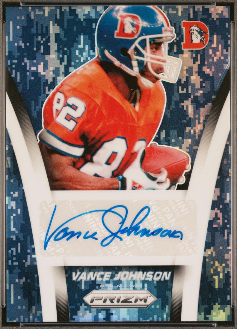 Vance Johnson [Navy Camo] #FBA-VJN