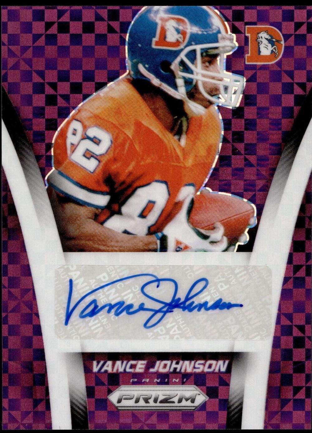 Vance Johnson [Purple Power] #FBA-VJN
