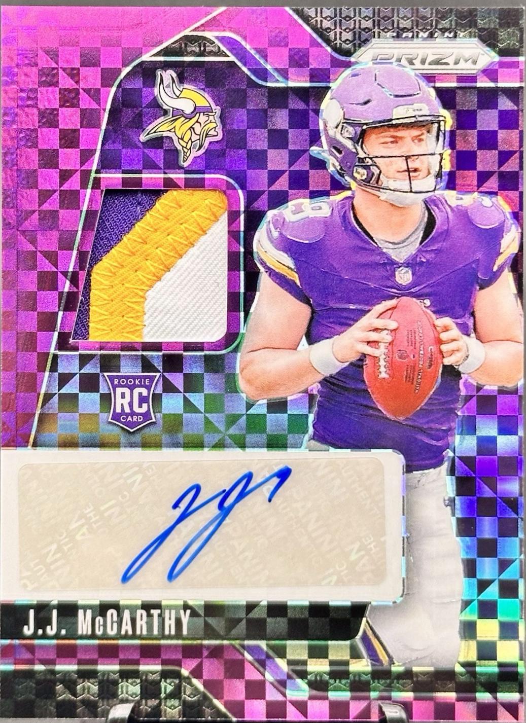 J.J. McCarthy [Purple Power] #RPA-JMY