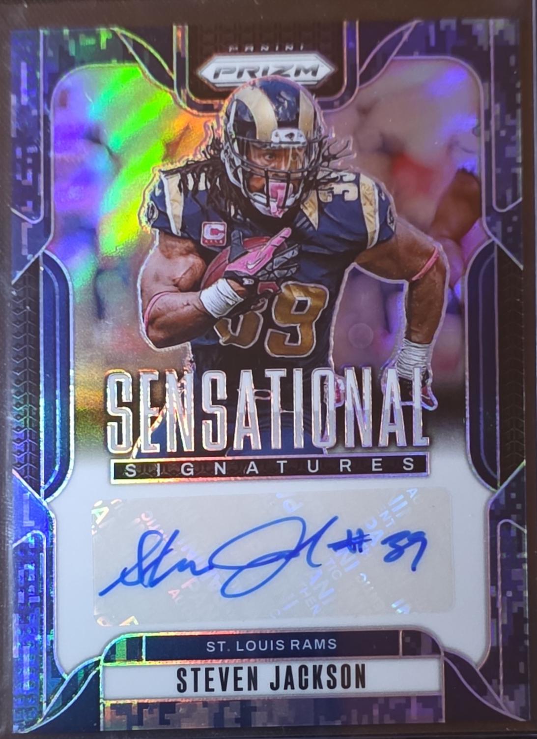 Steven Jackson [Navy Camo] #SS-SJN