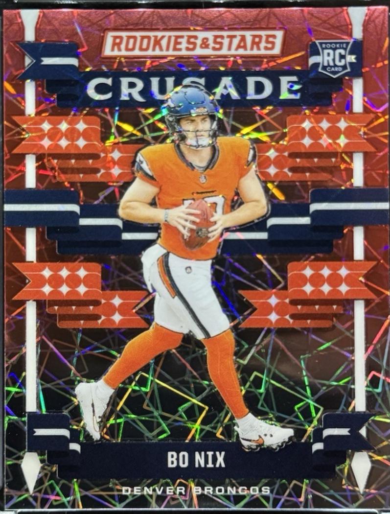 Bo Nix [Red Lazer] #C-BNX