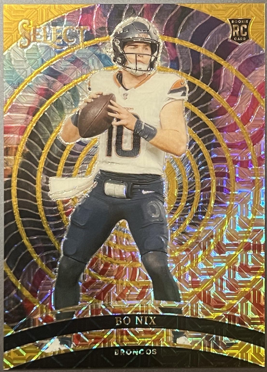 Bo Nix [Gold Prizm] #3