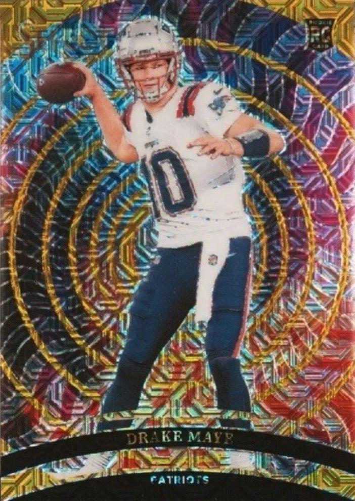 Drake Maye [Gold Prizm] #4