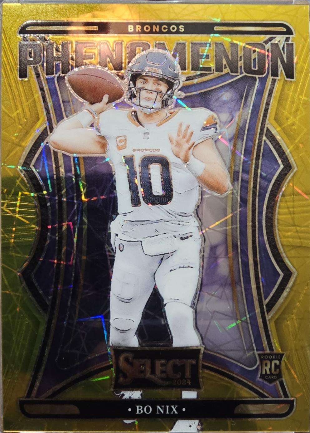 Bo Nix [Gold Prizm] #4