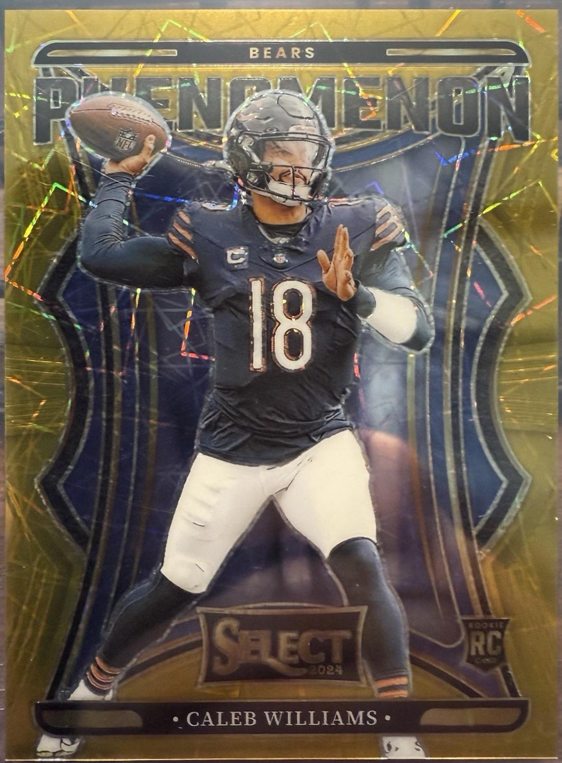 Caleb Williams [Gold Prizm] #1