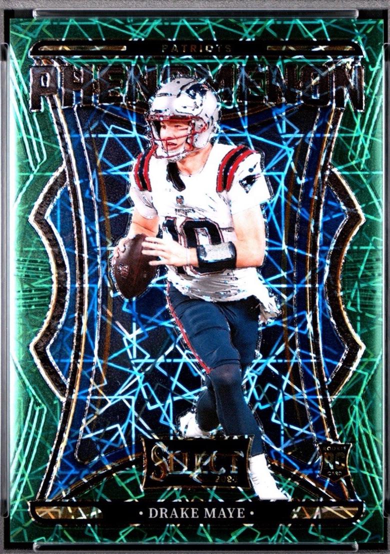Drake Maye [Green Prizm] #3
