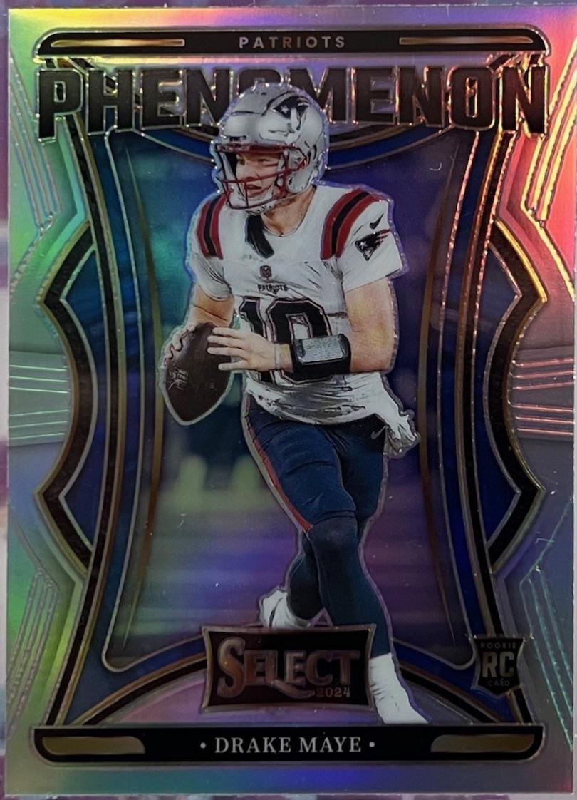 Drake Maye [Zebra Prizm] #3