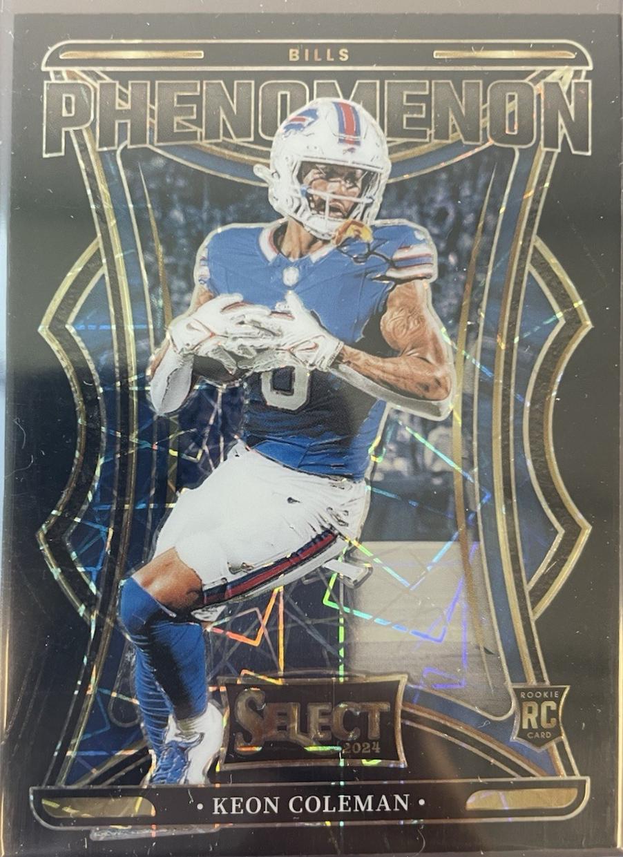 Keon Coleman [Black Prizm] #12