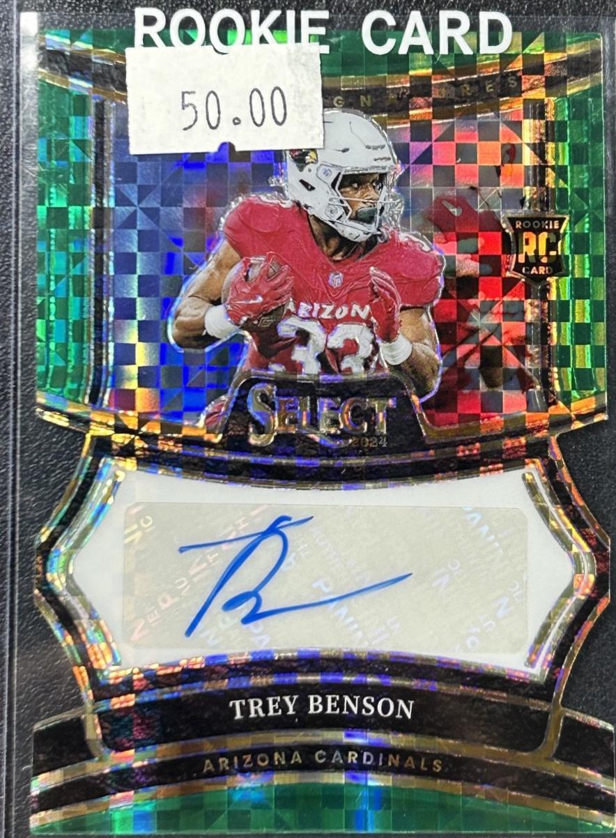 Trey Benson [Green Die-Cut] #RSP-TBN