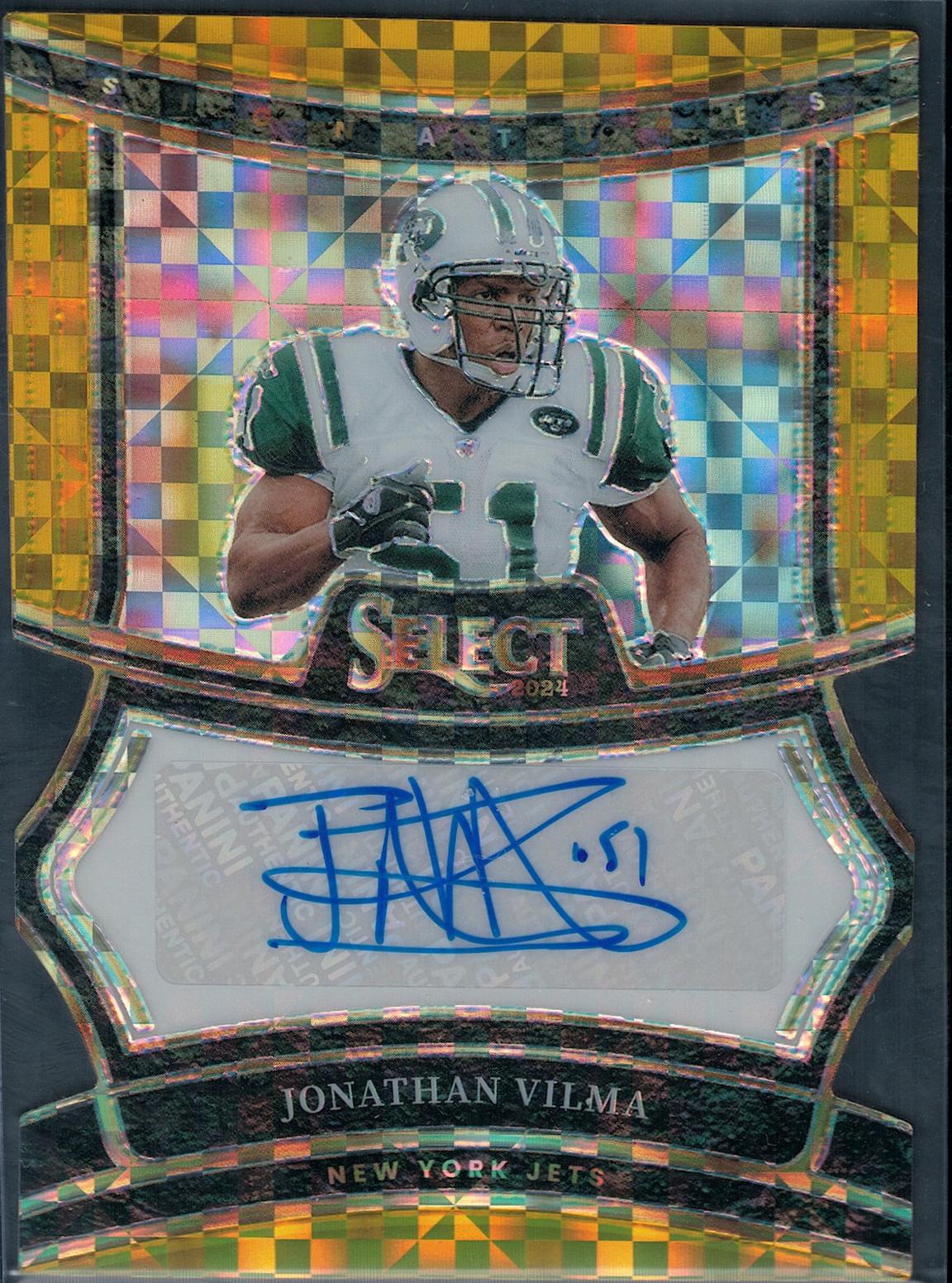 Jonathan Vilma [Gold Die-Cut] #SP-JVA
