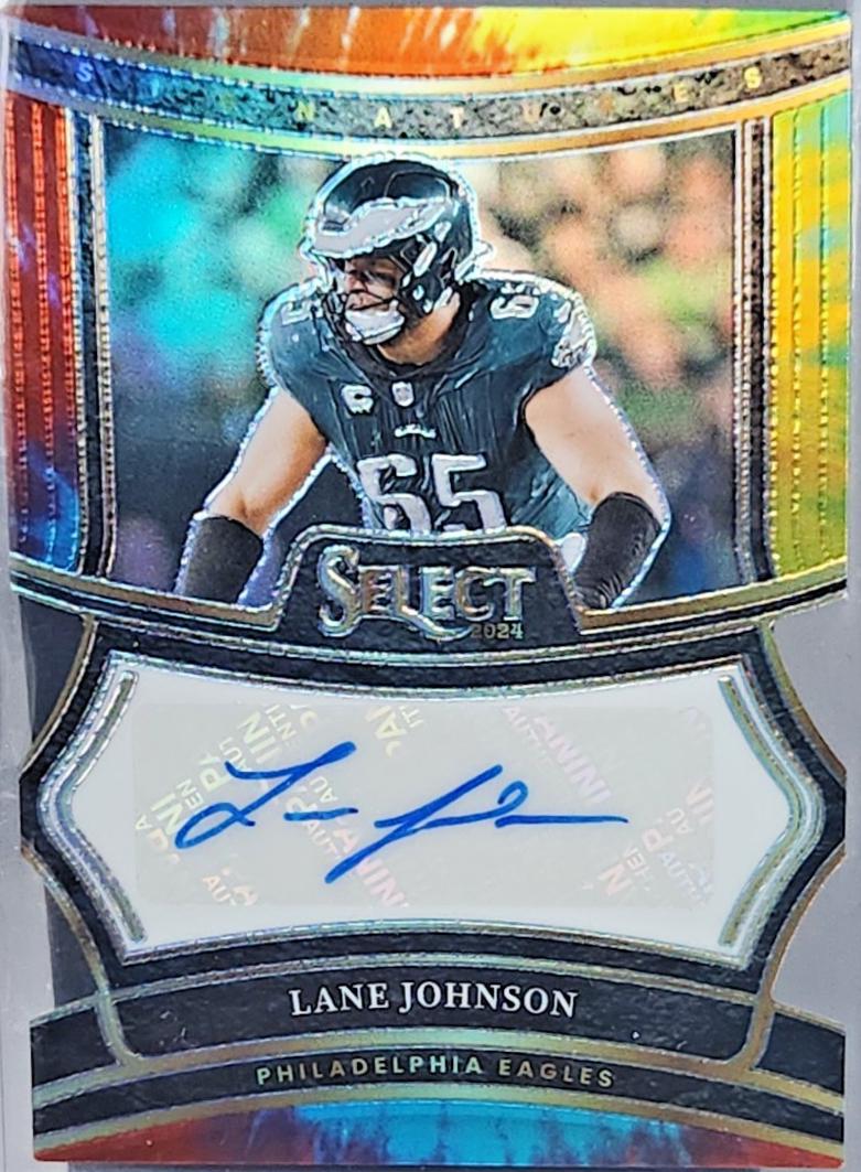 Lane Johnson [Tie-Dye Die-Cut] #SP-LJN