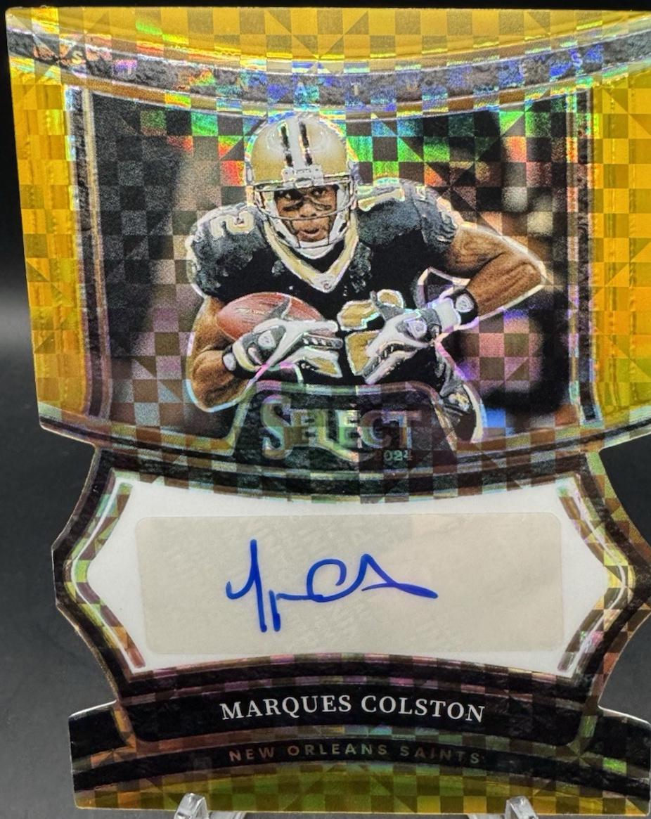 Marques Colston [Gold Die-Cut] #SP-MCN