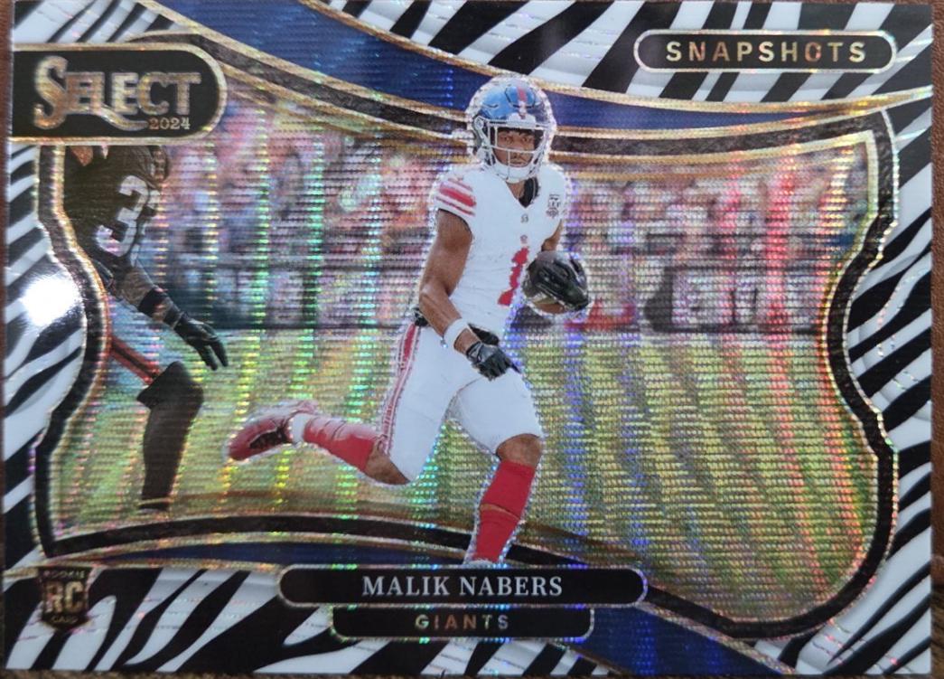 Malik Nabers [Zebra] #18