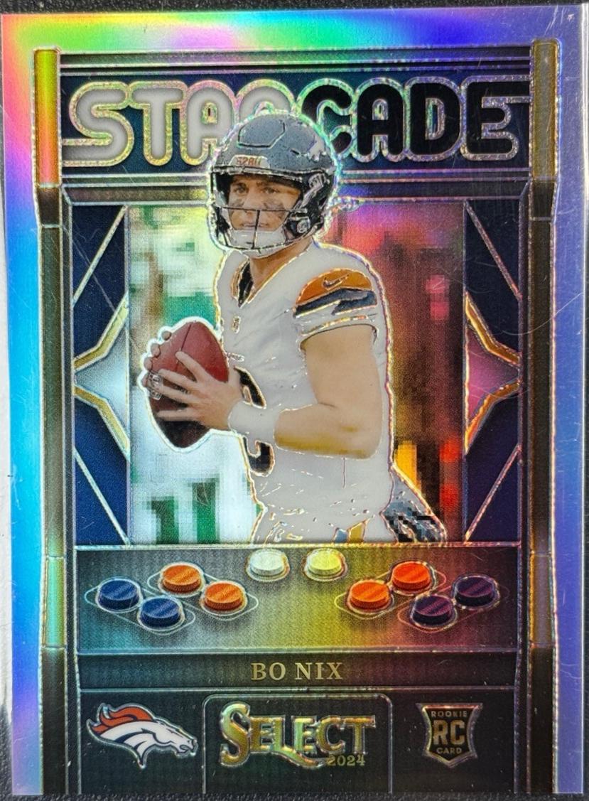 Bo Nix [Black Prizm] #8