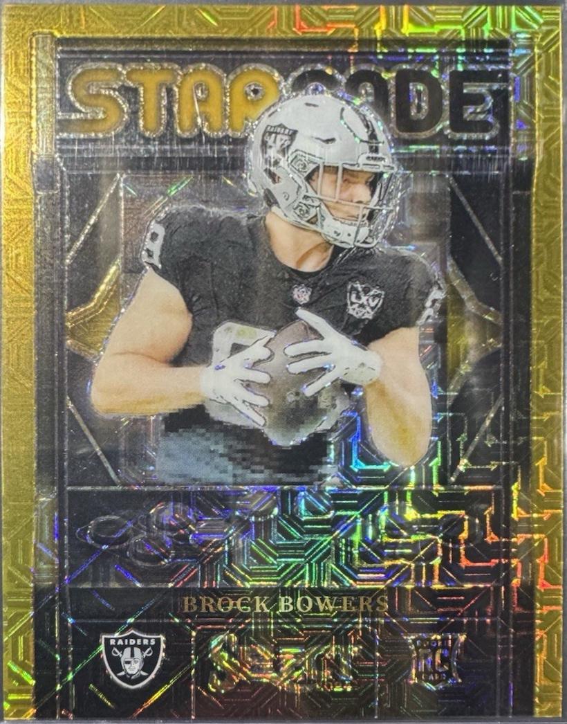 Brock Bowers [Gold Prizm] #9
