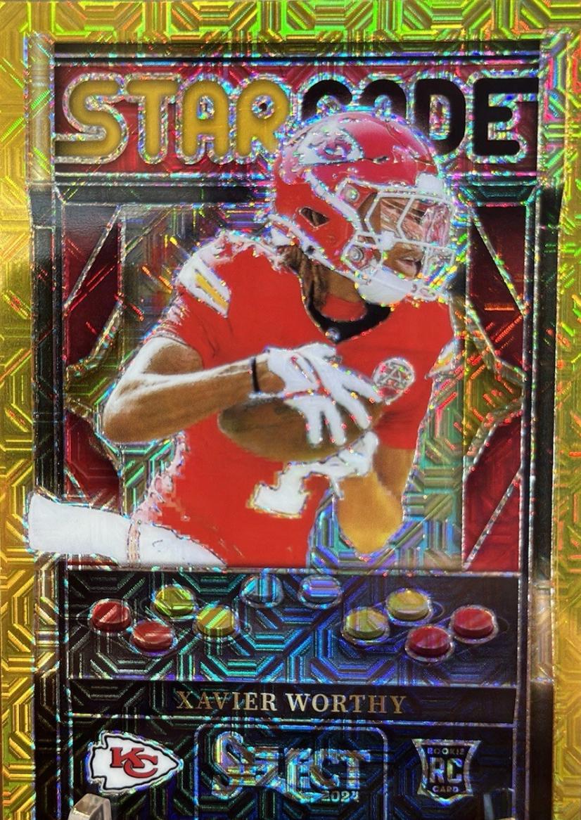 Xavier Worthy [Gold Prizm] #17