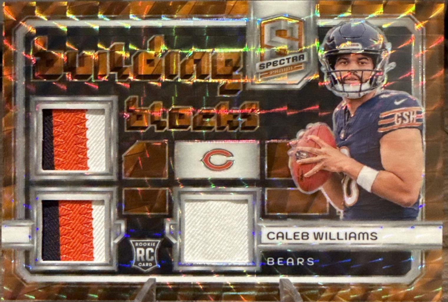 Caleb Williams [Orange Neon] #BB-CWS