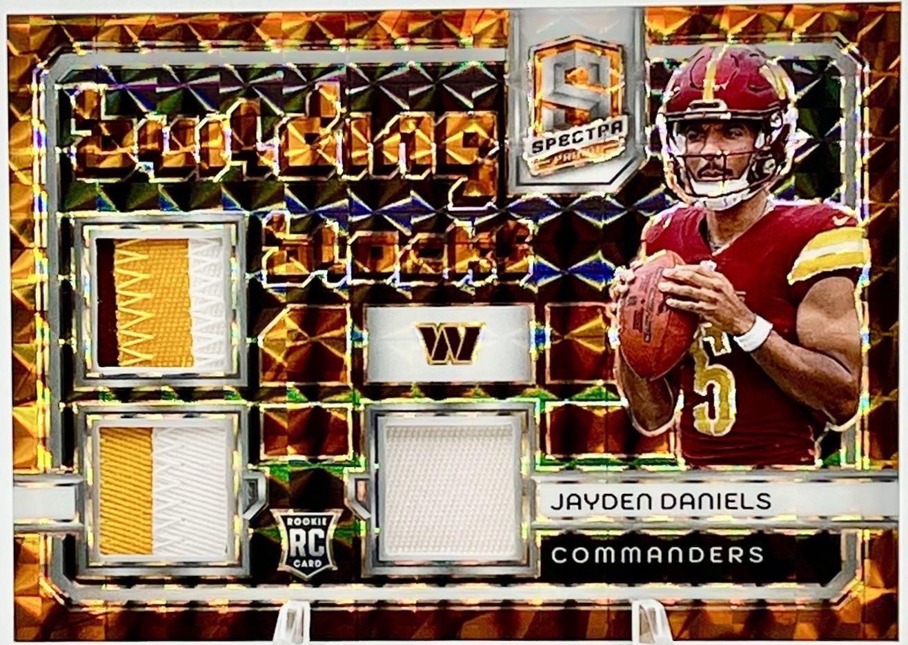 Jayden Daniels [Orange Neon] #BB-JDS