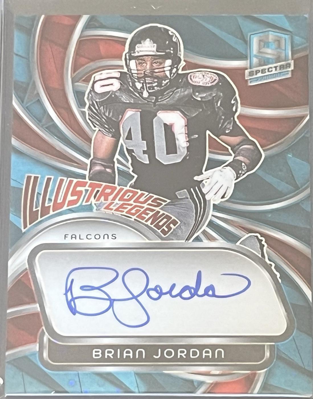 Brian Jordan [Neon Blue] #IL-BJN