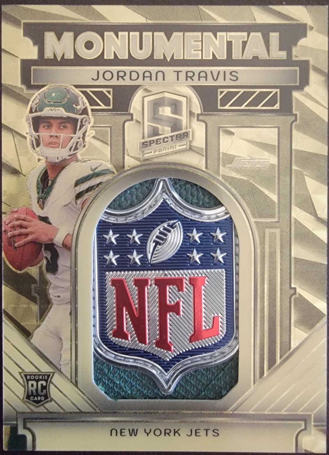 Jordan Travis [NFL Shield Laundry Tags Gold] #MM-JTS