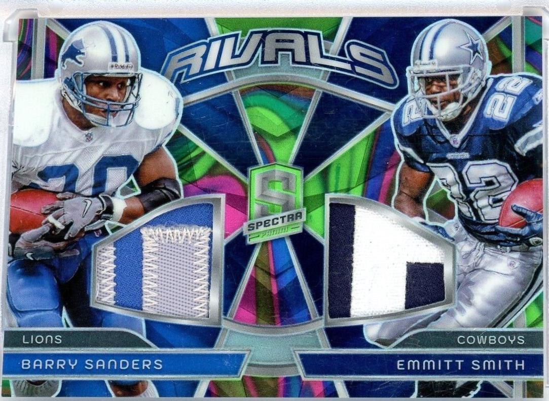 Barry Sanders / Emmitt Smith [Marble Neon] #RVL-BSES