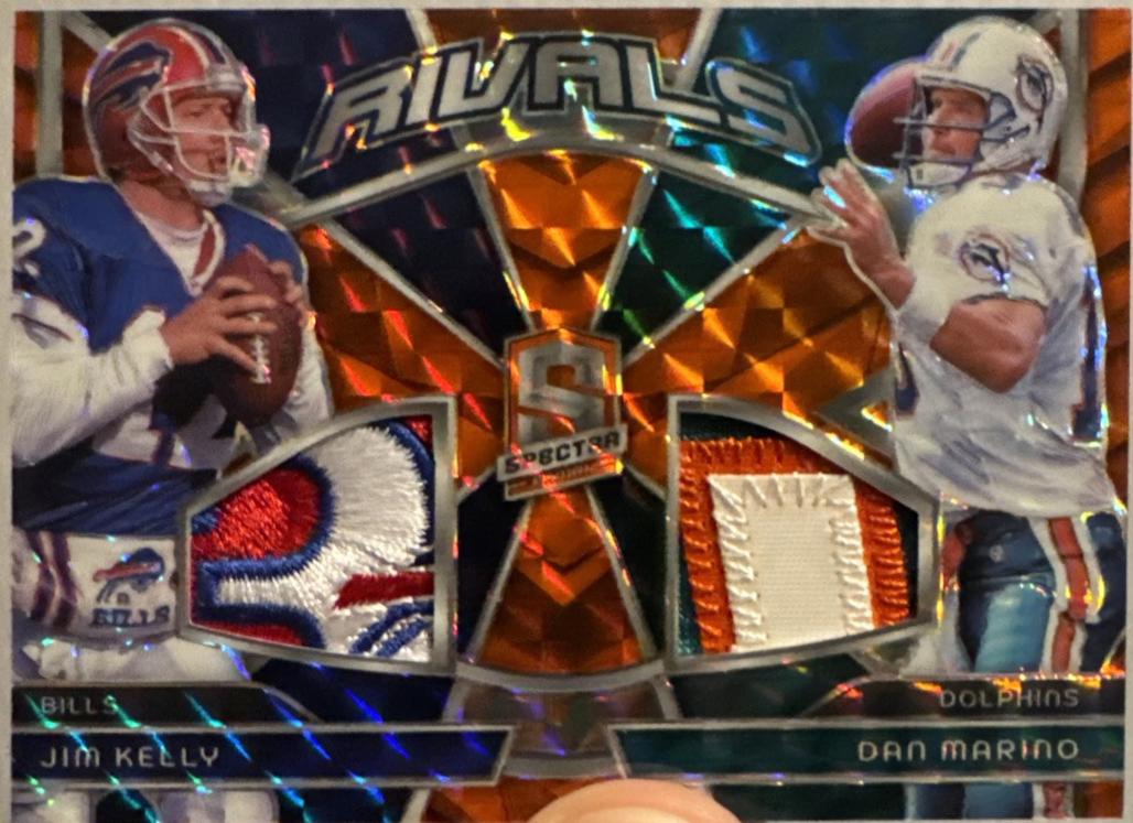 Dan Marino / Jim Kelly [Orange Neon] #RVL-JKDM