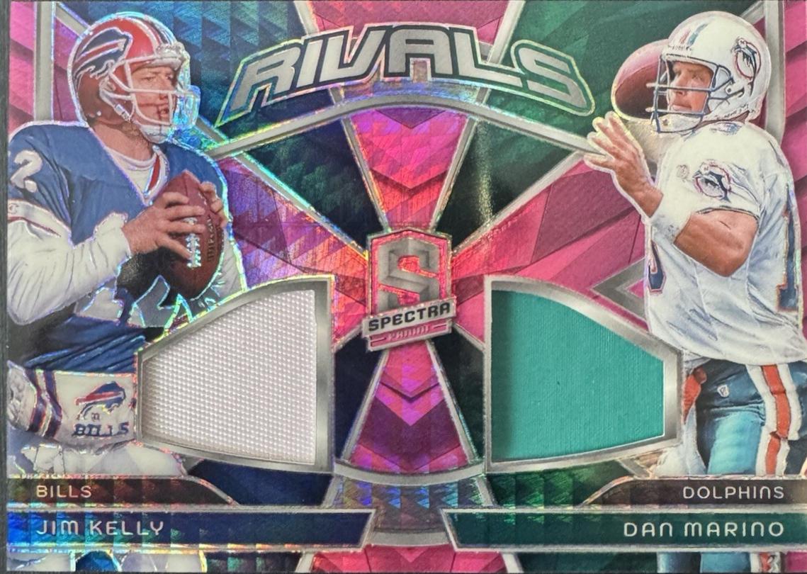 Dan Marino / Jim Kelly [Pink Neon] #RVL-JKDM