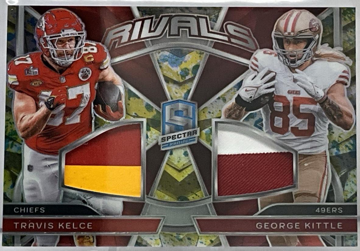 George Kittle / Travis Kelce [Splatter Neon] #RVL-TKGK