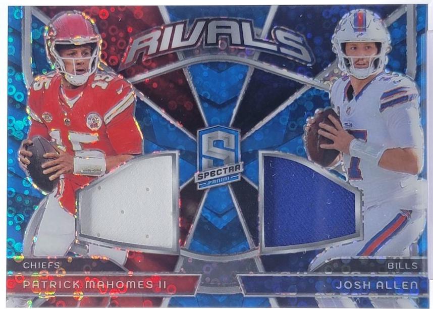 Josh Allen / Patrick Mahomes II [Blue Neon] #RVL-PMJA