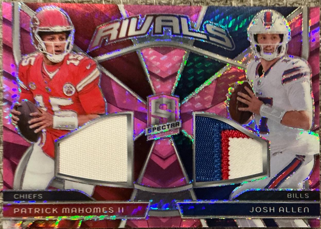 Josh Allen / Patrick Mahomes II [Pink Neon] #RVL-PMJA