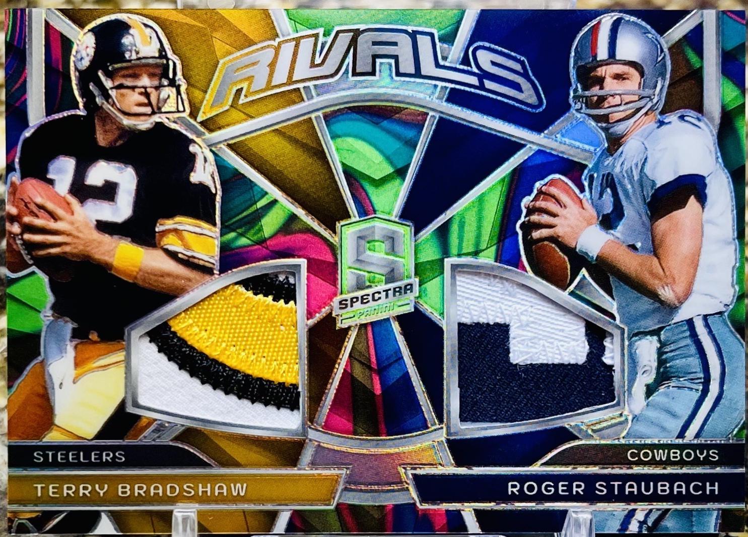 Roger Staubach / Terry Bradshaw [Marble Neon] #RVL-TBRS