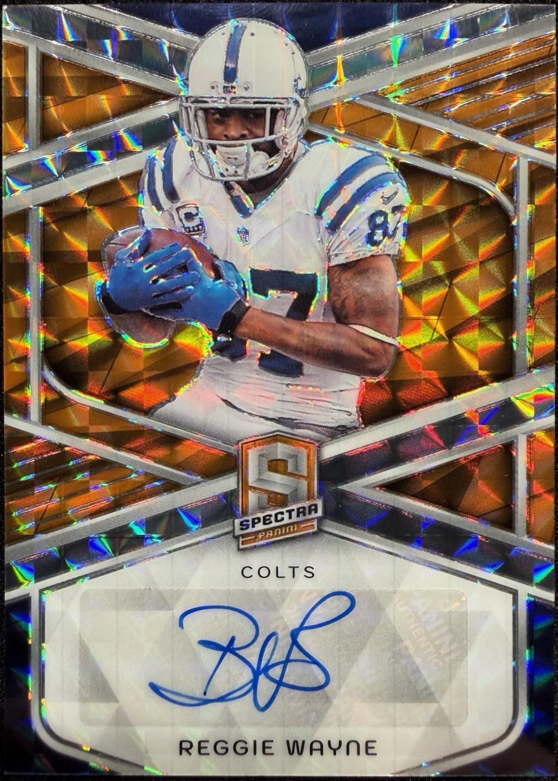 Reggie Wayne [Orange Neon] #SIG-RWE