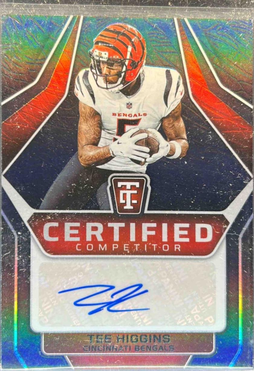 Tee Higgins [Mirror Platinum Black] #8