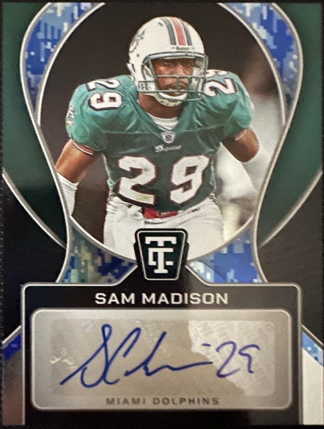 Sam Madison [Mirror Platinum Blue Camo] #15