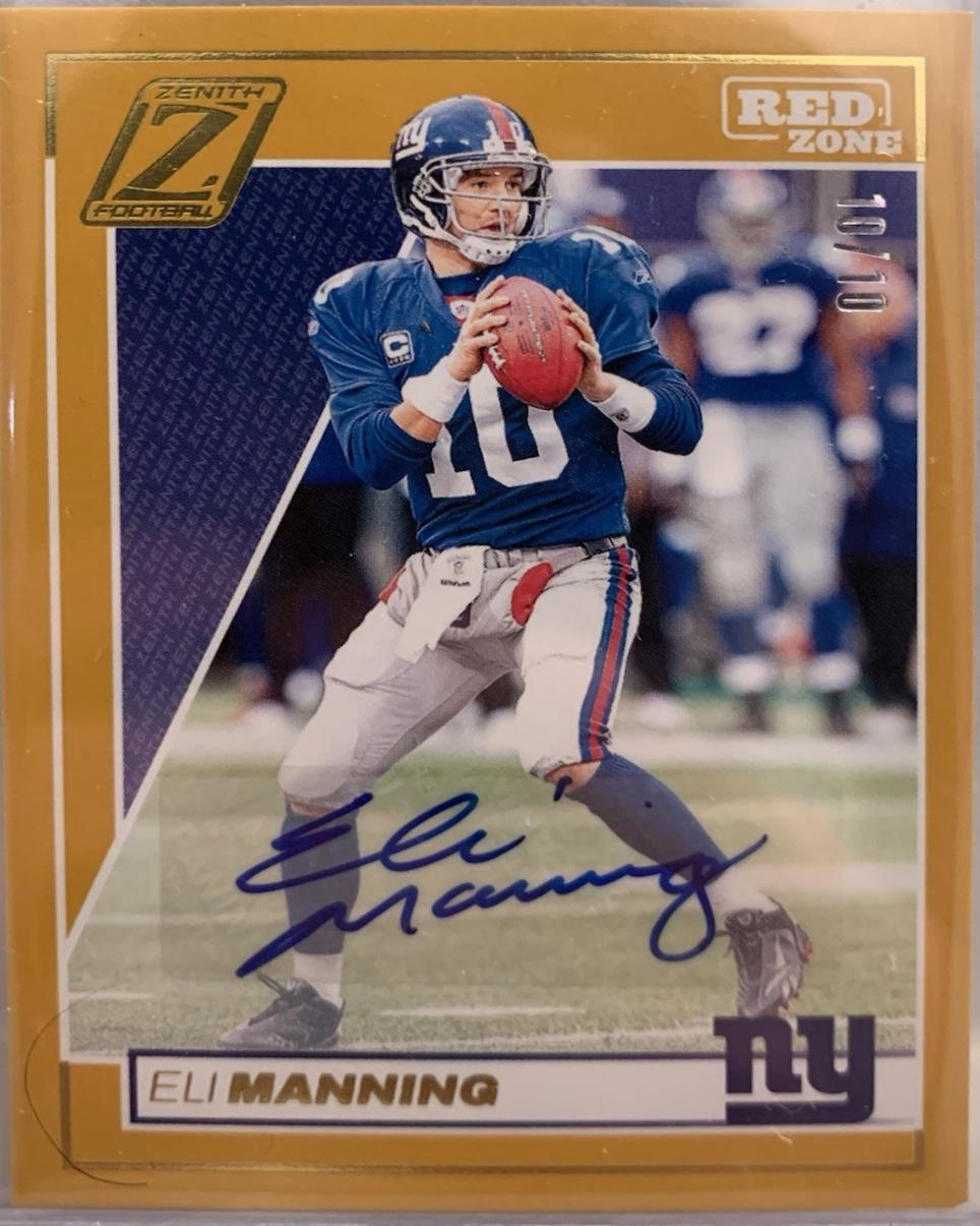 Eli Manning [Gold Red Zone] #74