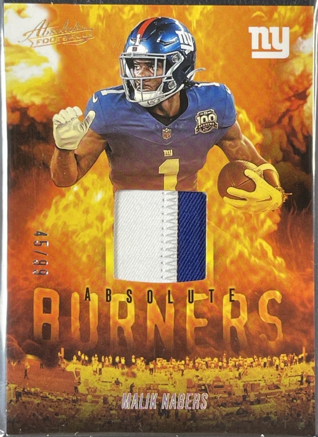 Malik Nabers [Gold] #ABU-MNA