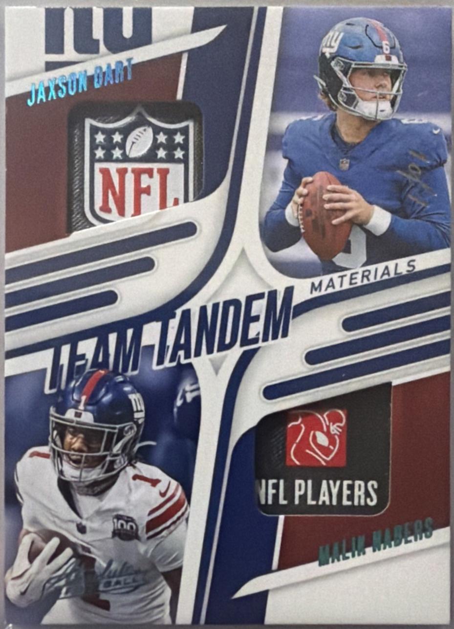 Jaxson Dart / Malik Nabers [Platinum] #TTM-NGS